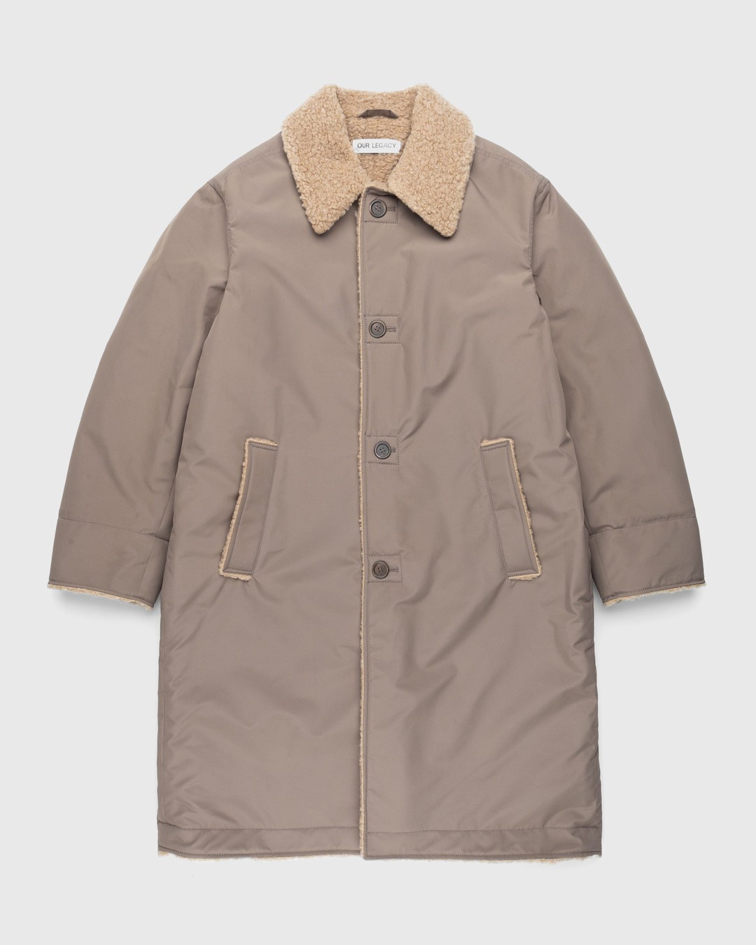 G star garber shop teddy overcoat